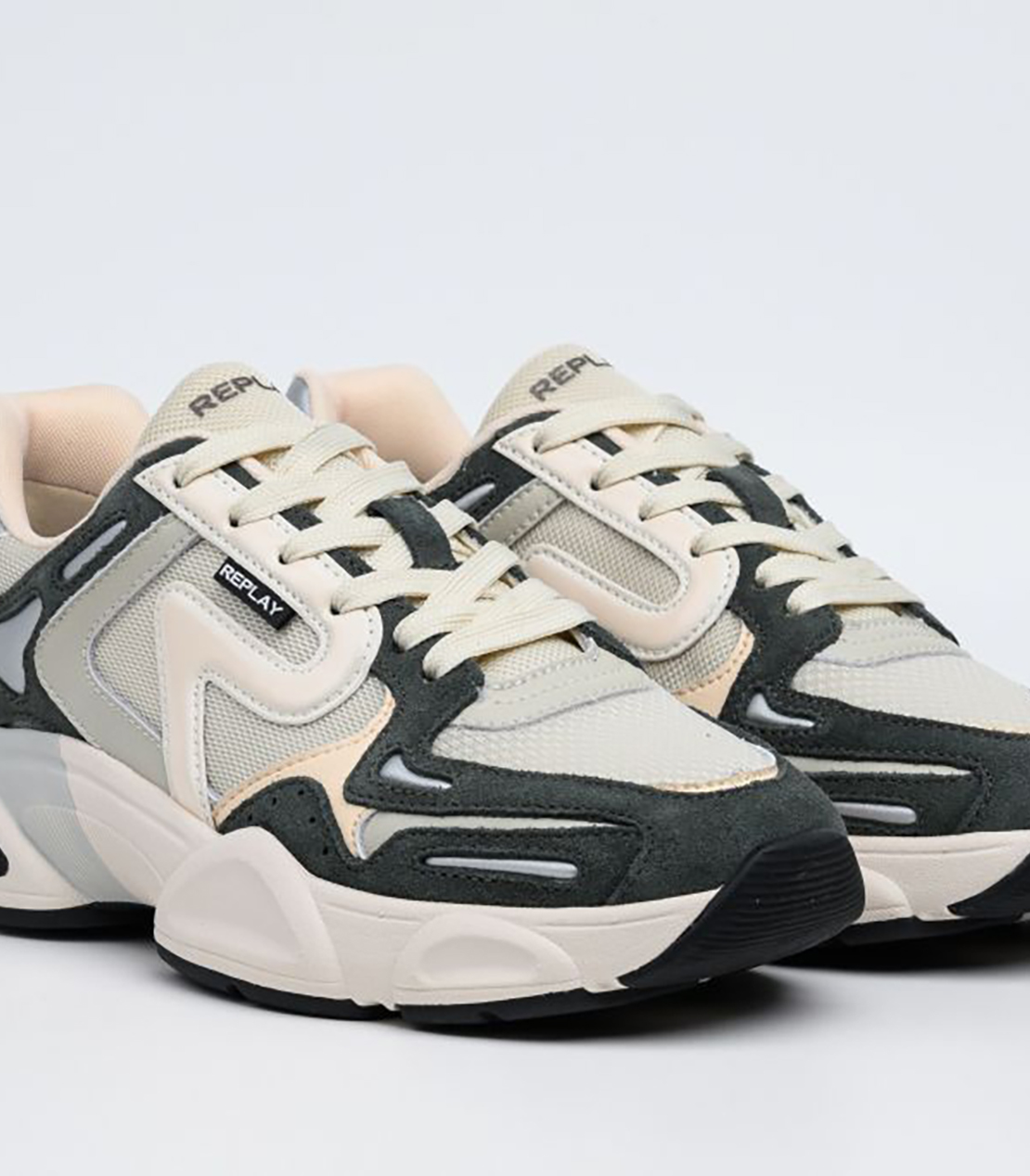 デスティニー W メルト スニーカー 詳細画像 ダークグリーン/ホワイト 3